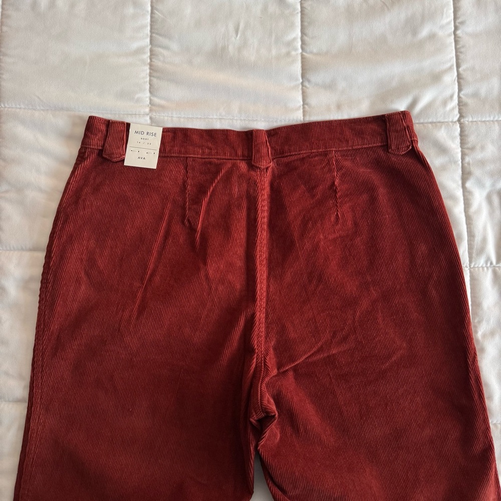 Lucky Brand Mid Rise Ava Boot Corduroy Jean Size 32 - Picture 3 of 5